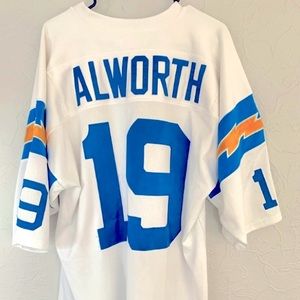 AUTHENTIC MITCHELL AND NESS SAN DIEGO CHARGERS JERSEY. GO BOLTS!⚡️⚡️